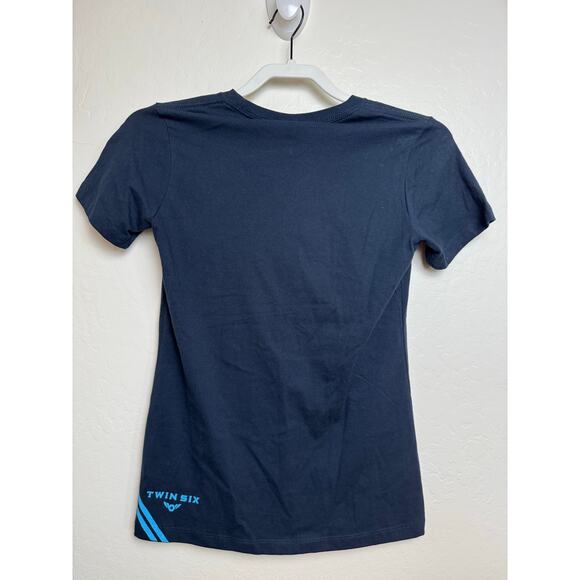 Day Tripper T - Twin Six Next Level Steel Blue Cotton Size Small - Picture 2 of 3